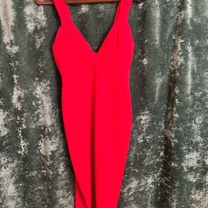 Nookie Vibrant Red Strapless Dress